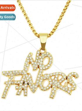 Europe personalized full diamonds English words letters pend