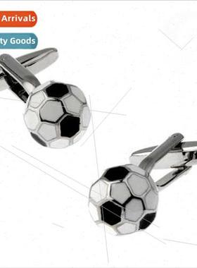 Sports Round Ball Football Cufflinks French Cufflinks Men s