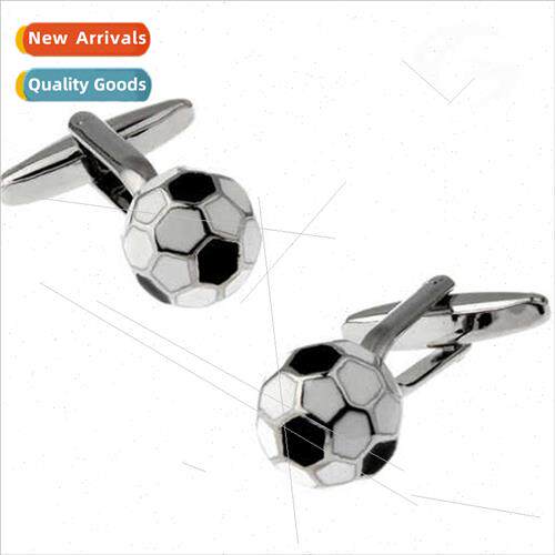 Sports Round Ball Football Cufflinks French Cufflinks Men s