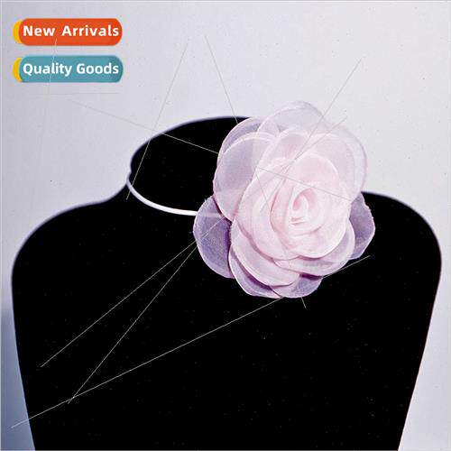 French flowers classical elegance camellia necklace fashion