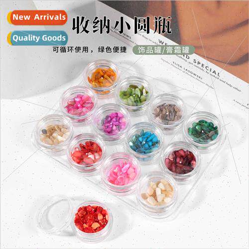 Nail Jewelry Storage 2.5g Multifunctional Small Round Bottle