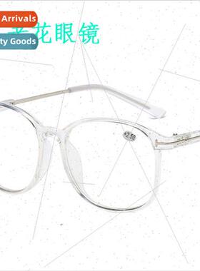 new presbyopia glasses transparent frame retro old glasses