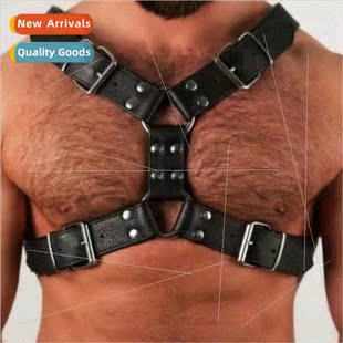 Wide Belt Chest Europe Leather Strap Double Sling Fan