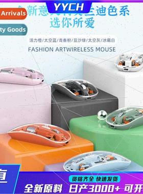 New M133 wireless bluetooth tri-mode transparent mouse busin