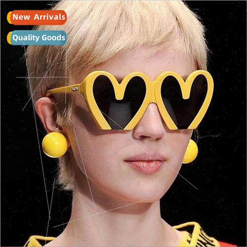 68159 fashion new peach heart sunglasses 2023 nd personaly p