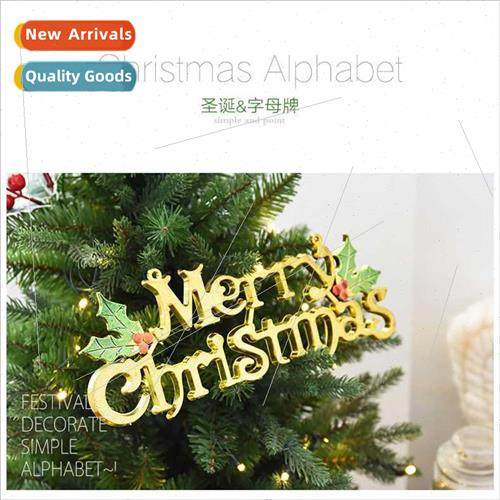 Christmas 14-60cm three-dimensional English decorative plaqu