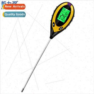 4 in 1 Electronic Soil Tester Soil PH Tester ght Meter Tempe