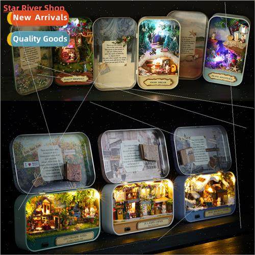 DIY 3D Doll House Handmade Funny Box Thea Miniature Box C