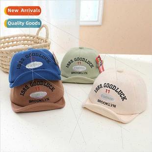 fall sunscreen brim hat duck soft 2022 fashion Baby Korean