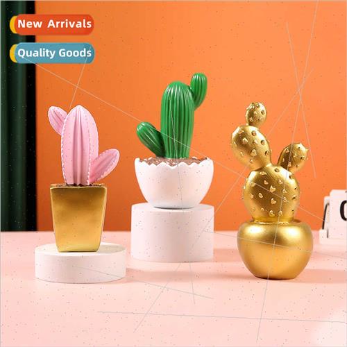 Cactus mini desktop decorations home entrance office simulat