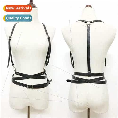 Europe new fashion tide  men women  strappy vest multi-circl