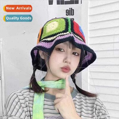 New large head circumference show face small color hollow kn