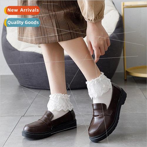 Women Harajuku Sweet Retro Lace Short Socks Lola Frilly Ru