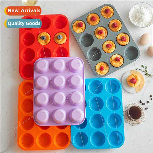 12-link muffin cups silicone cake mold home DIY baking tools