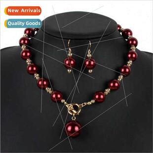 New Fashion Pearl Necklace Adjustable Around Neck Necklace M