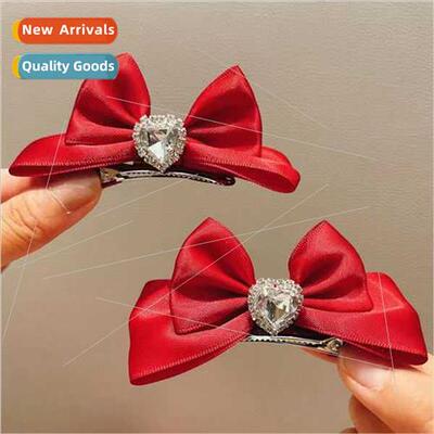 Children hair accessories on run princess bow hair clips rhi