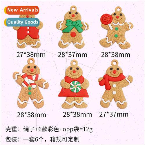 Gingerbread Man Christmas Tree Hanging Wind Chime Bird Angel