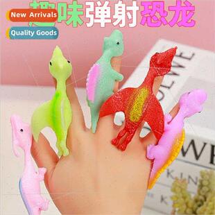 Slingshot dinosaur fun toy finger darts launch small dinosau