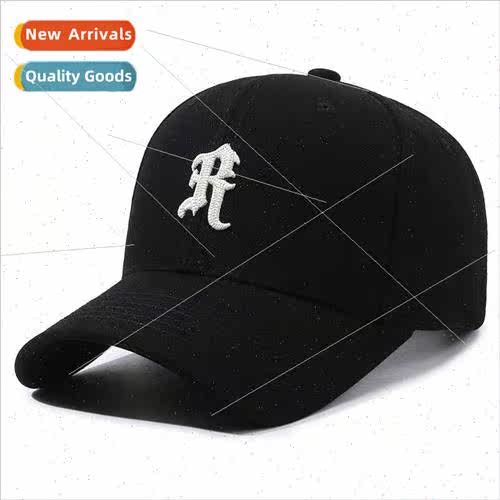 Embroidery letters baseball cap female outdoor versatile thi
