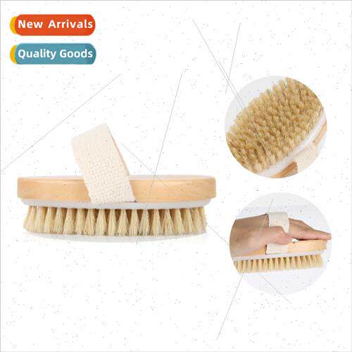 Pig bristle body bath scrub brush pig bristle leg brush chic