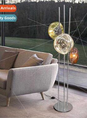 Italian minimalist light luxury living room lava floor lamp