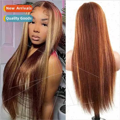 Europe Fashion Piano Color Long African Front Lace Medium Sp
