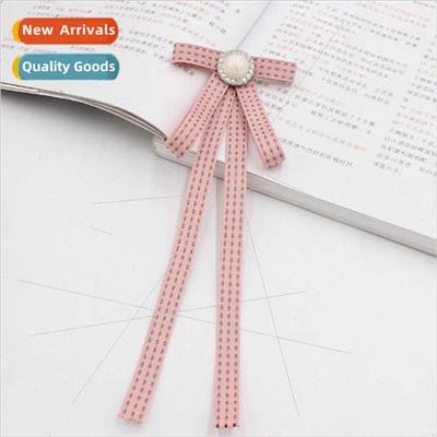 Thin Long Fluttering Band Decoration Bow Tie Ladies Korean S