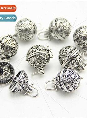 New openable DIY jewelry accessories hollow butterfly ball p