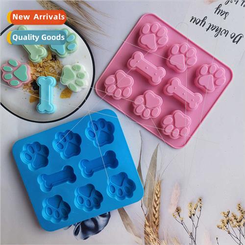 licone 6 cat paw bone chocolate soap cake Jelly pudding soap