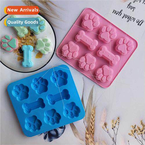 licone 6 cat paw bone chocolate soap cake Jelly pudding soap