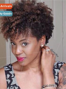 African small curly wig wig Europe wig female short hair mec