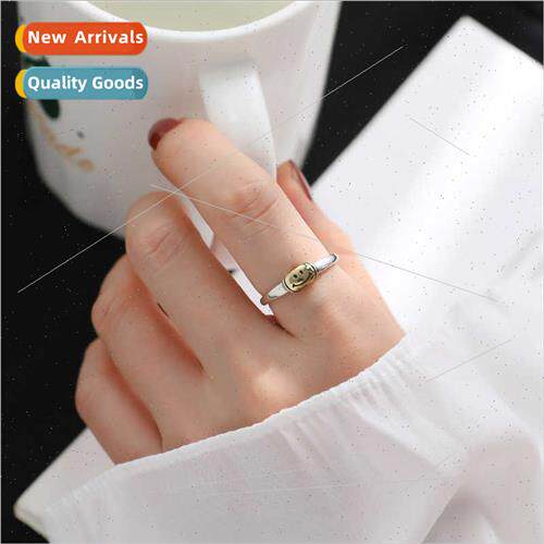 Creative Lock Chain Geometric Open Index Finger Ring Women E