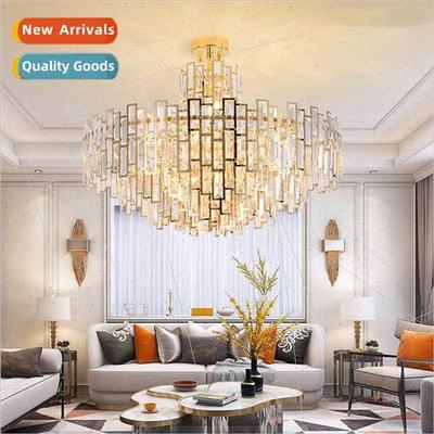 HK light luxury crystal chandelier post-modern simple Scandi