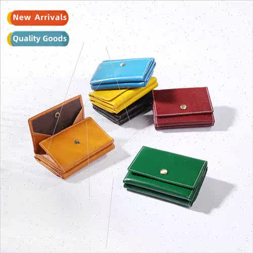 ins niche ultra-thin 2024 new wallet leather cowhide short m