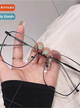 Retro black frame eyeglasses frame ins wind frame glasses fe