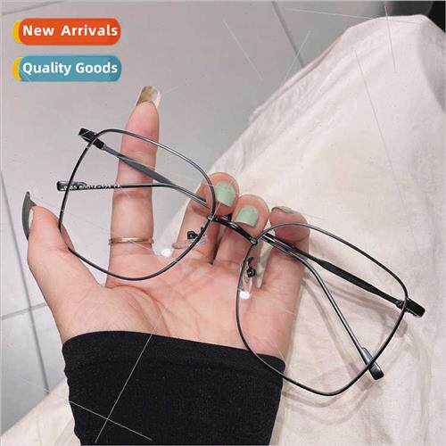 Retro black frame eyeglasses frame ins wind frame glasses fe