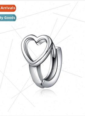 Korean  simple metal wind personaly creative  earrings strai