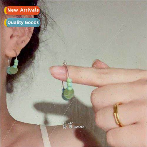 2022 Court French niche pearl earrings handmade earrings ins