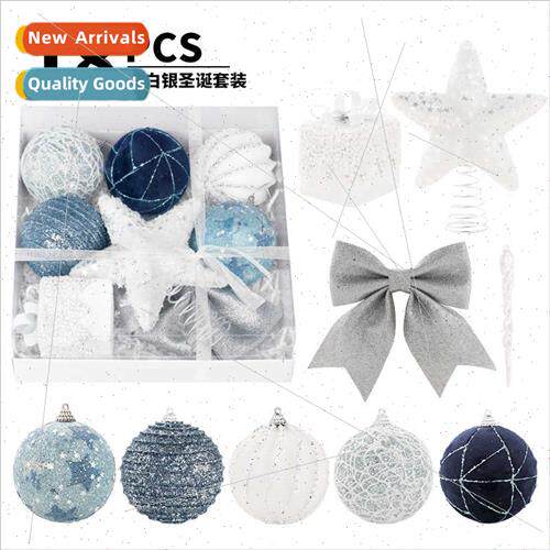 Christmas decorations blue boutique foam Christmas ball e to