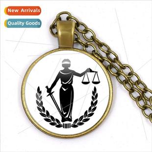 Judge Fair Glass Necklace Neckla Lawyer Fine Balance