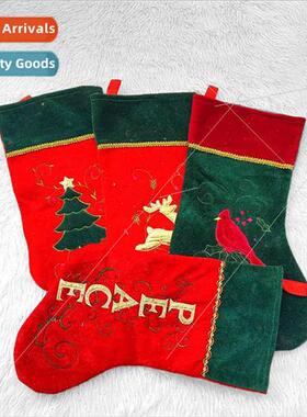 Christmas Mantel Stamping Christmas Stocking Decorations  Ba