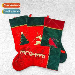 Christmas Mantel Stamping Christmas Stocking Decorations  Ba