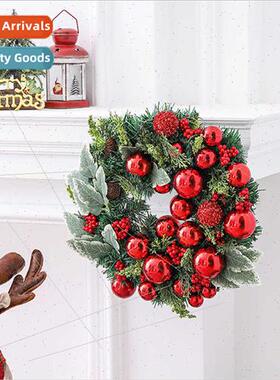 Christmas balls Christmas wreaths imation rattan wreaths doo