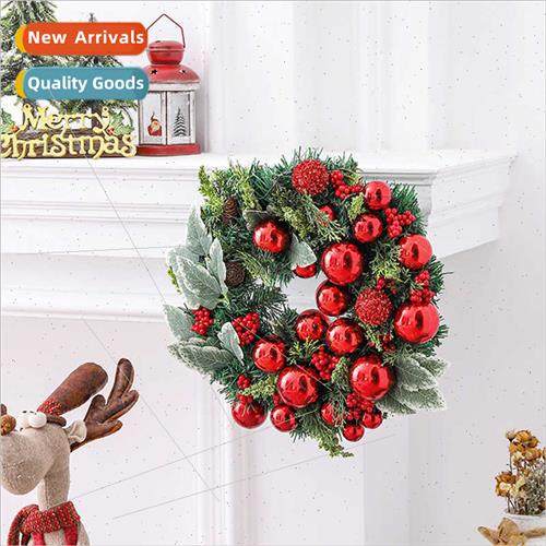 Christmas balls Christmas wreaths imation rattan wreaths doo
