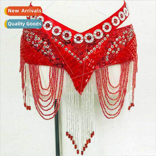 New belly dance waist chain table permance belt practice clo