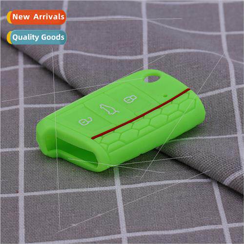 Silicone key bag cartoon key cover 适用 Volkswagen Golf 7 ne