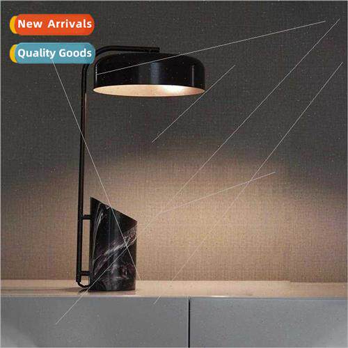 -modern beveled edge grain cylinder marble light luxury tabl