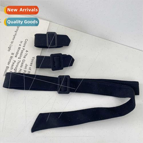 Wristband wide cuff ties nch coat tweed drawstring ties coat