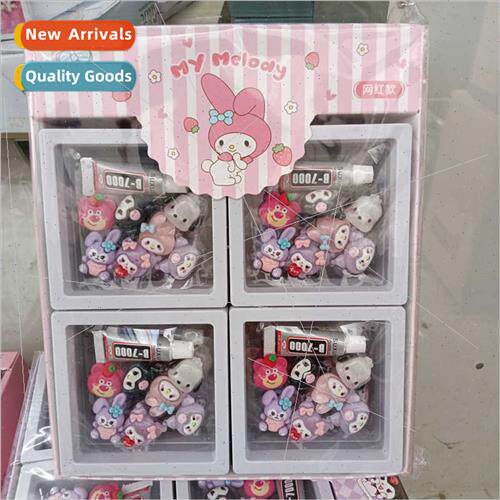 Cartoon resin sticker sticker music handmade cream glue DIY