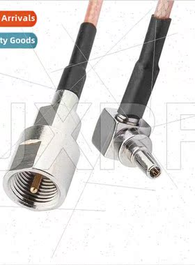 Coaxial RF cable FME male to CRC9 male curved patch cable an